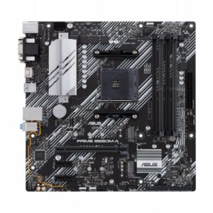 ASUS PRIME B550M-A - AMD - Presa AM4 - 3rd Generation AMD Ryzen 3 - 3rd Generation AMD Ryzen 5 - 3rd Generation AMD Ryzen 7 - 3rd... - DDR4-SDRAM - 128 GB - D